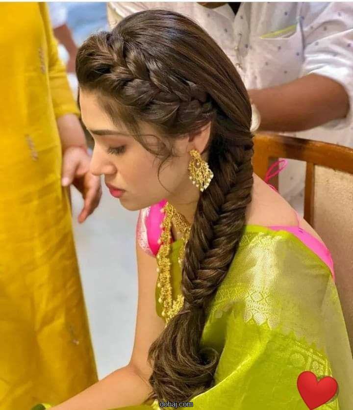 Simple Hair Style Girl For Party Wedding