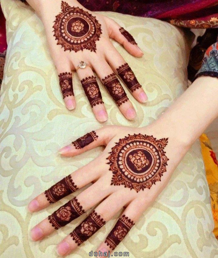 Simple Mehandi Design Back Side