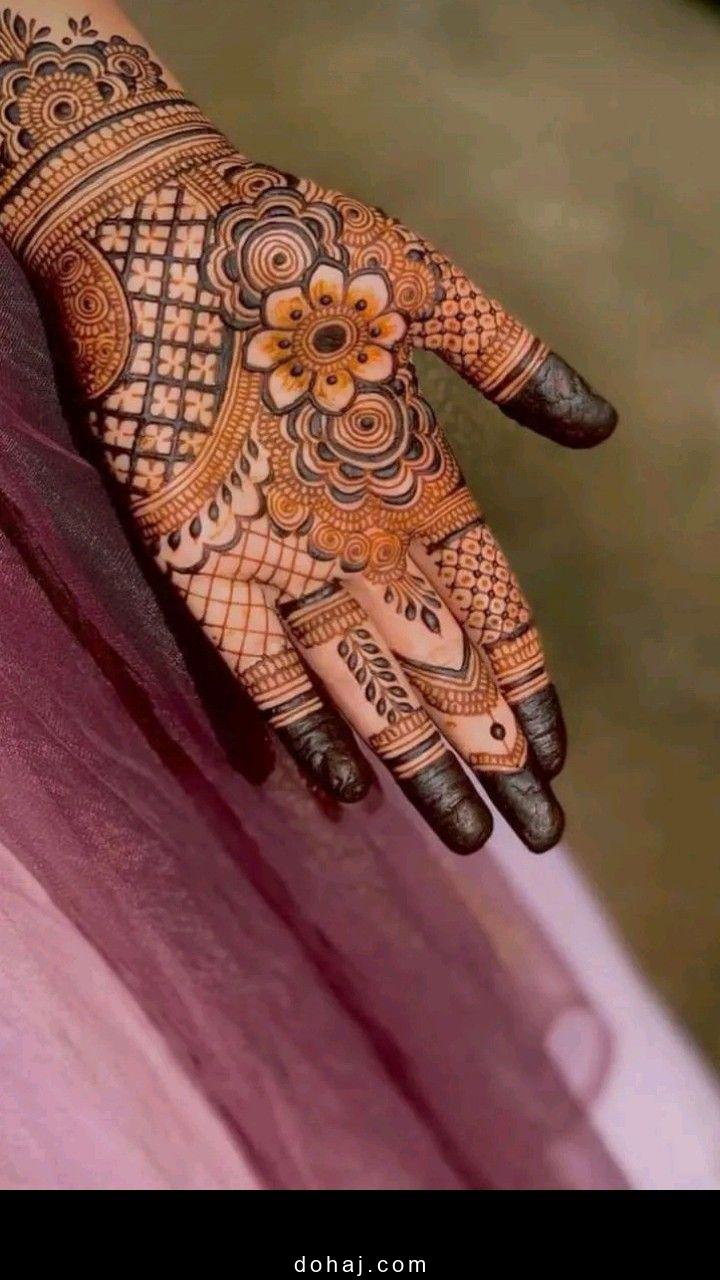 Simple Mehandi Ka Design Photos