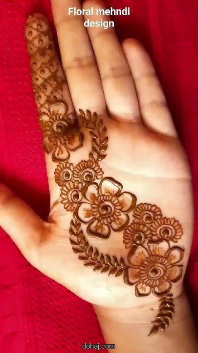 Simple Mehndi Design 2024 For Girl