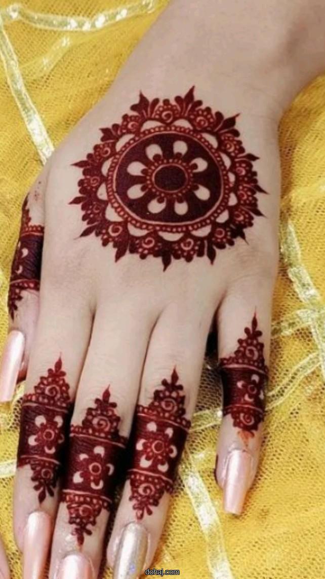 Simple Mehndi Design For Baby Girl