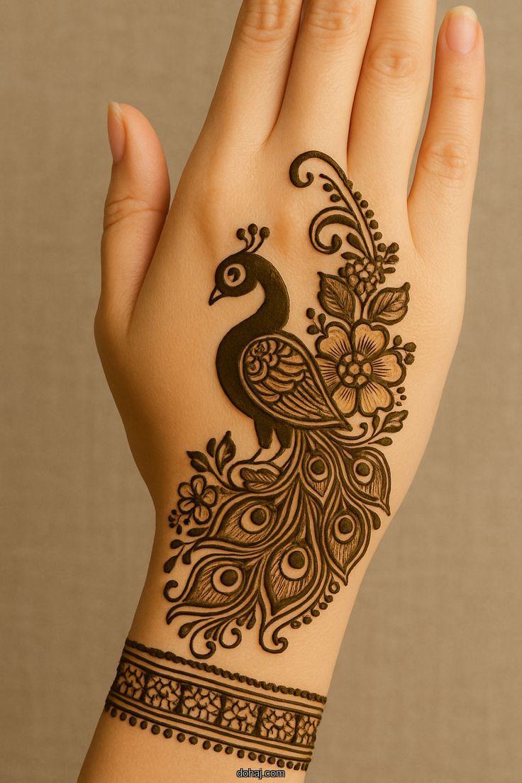 Simple Payer Mehndi Design