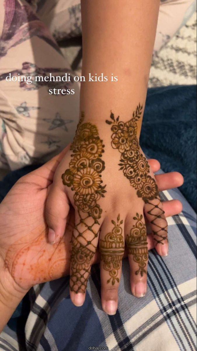 Simple Tattoo Mehndi Design