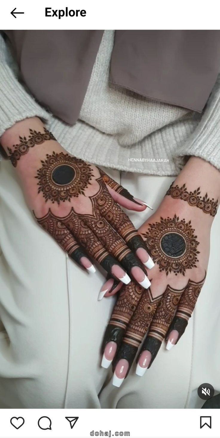 Single Single Mehandi Design