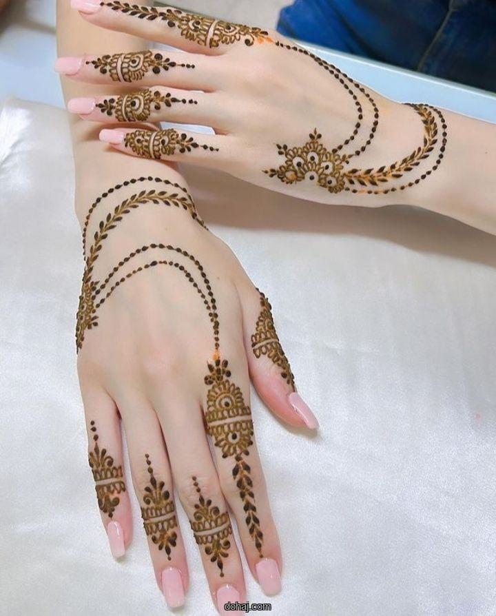 Stylish Flower Simple Mehndi Design