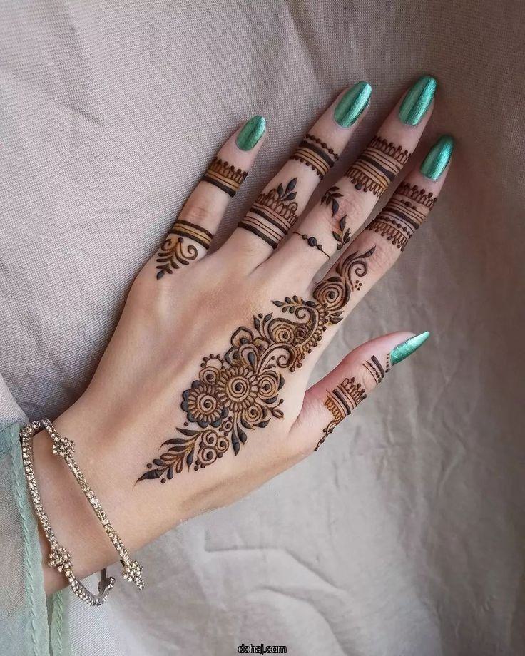 Stylish Mehndi Back Easy Simple Mehndi Design