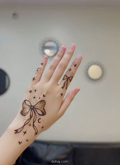 Stylish Simple Tattoo Mehndi Design