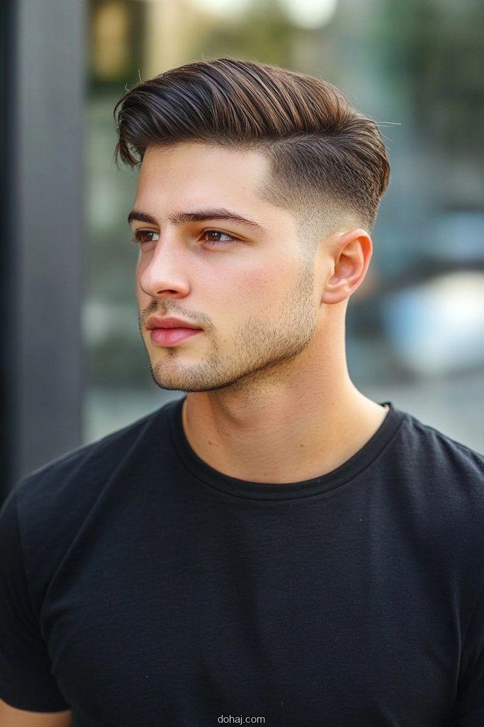 Thick Hair Simple Hair Style Men
