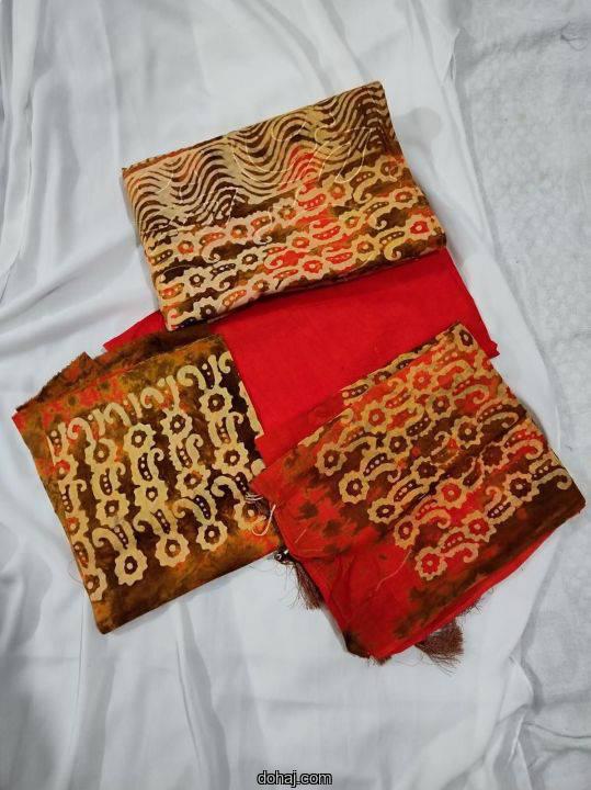 সুতি থ্রি পিস