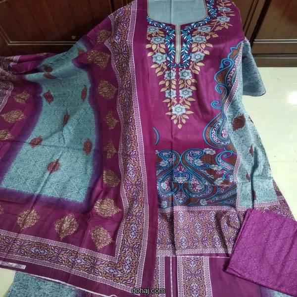 পাকিস্তানি থ্রি পিস ডিজাইন 2025