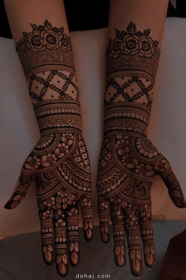 13 Back Hand Mehndi Design
