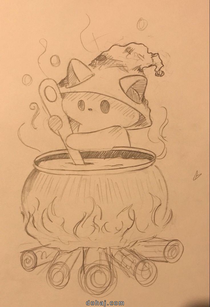 Animated Cat Drawing