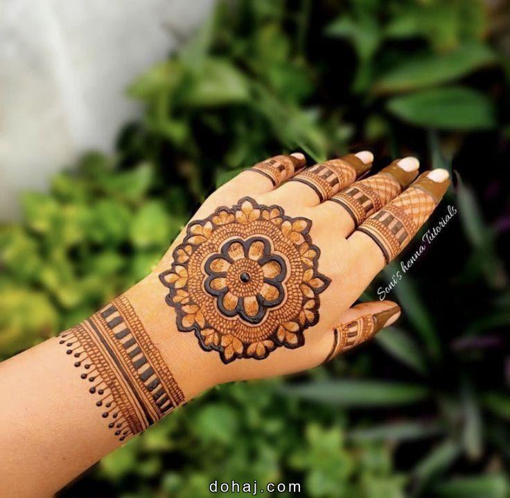 Arabic Arabic Circle Mehndi Design