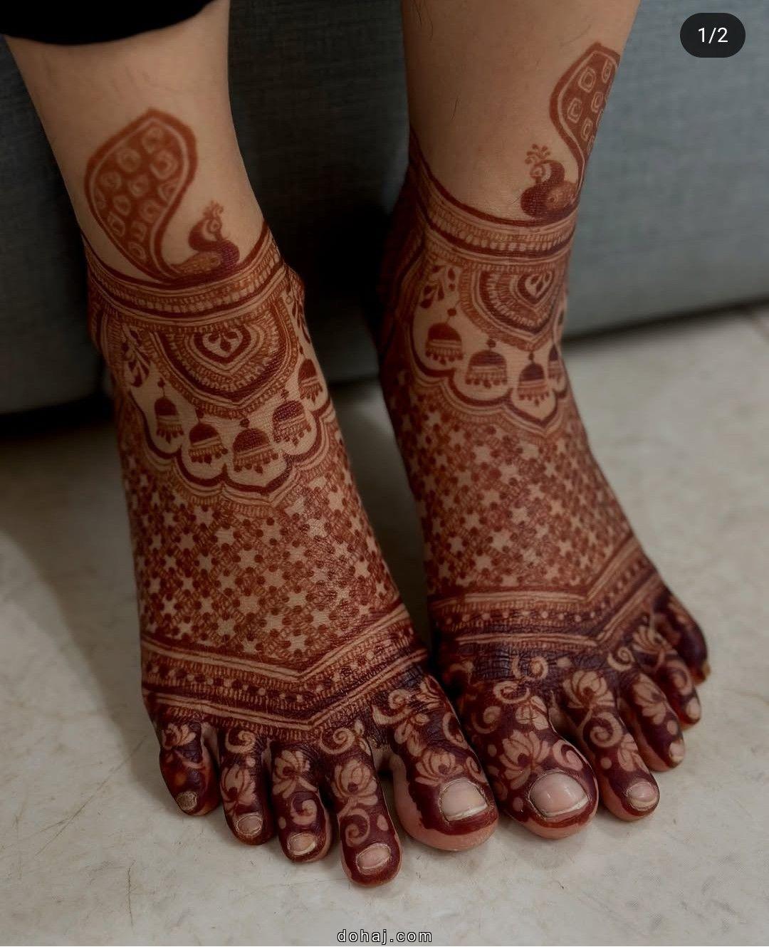 Arabic Bridal Mehndi Design