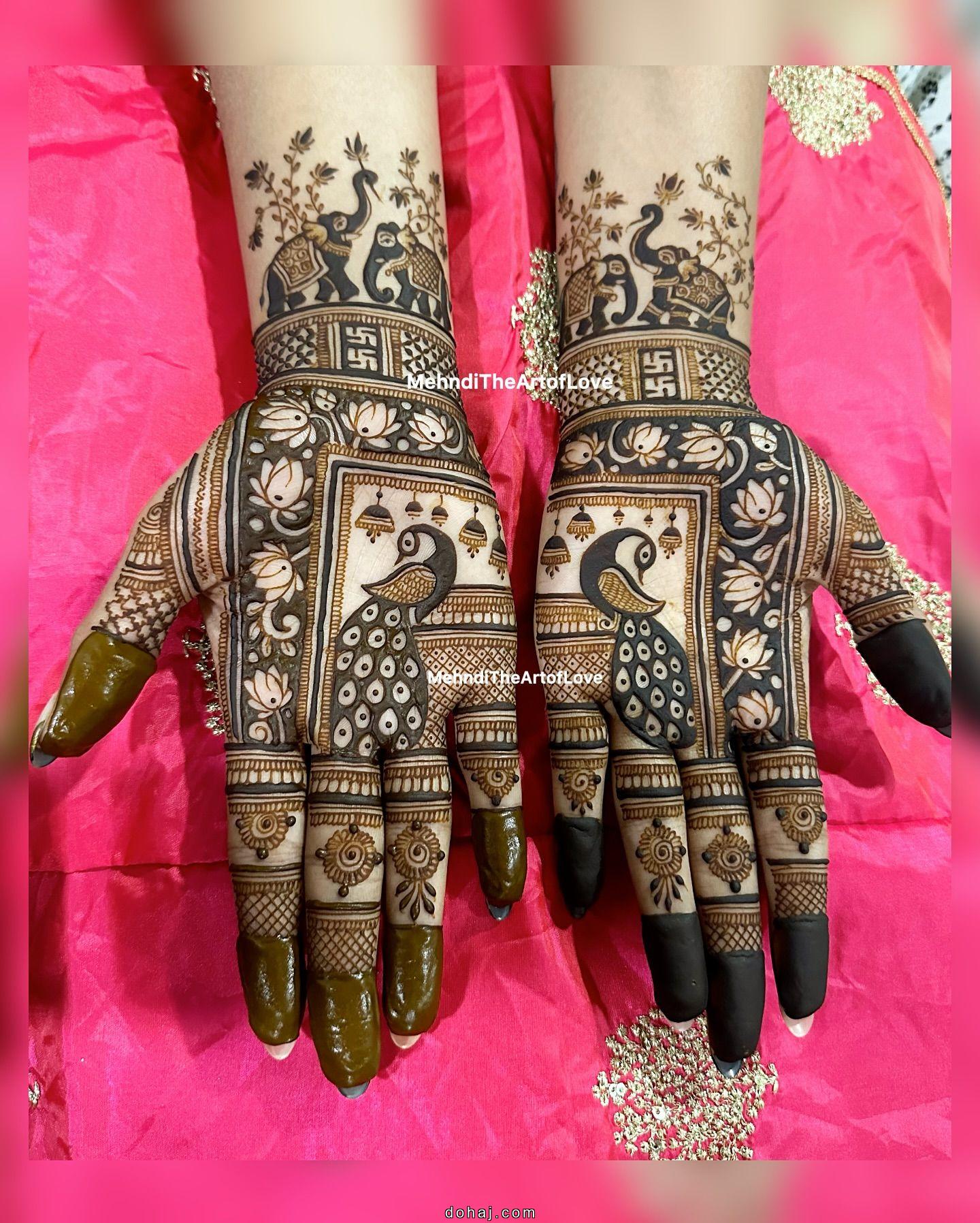 Arabic Mehndi Design Flower