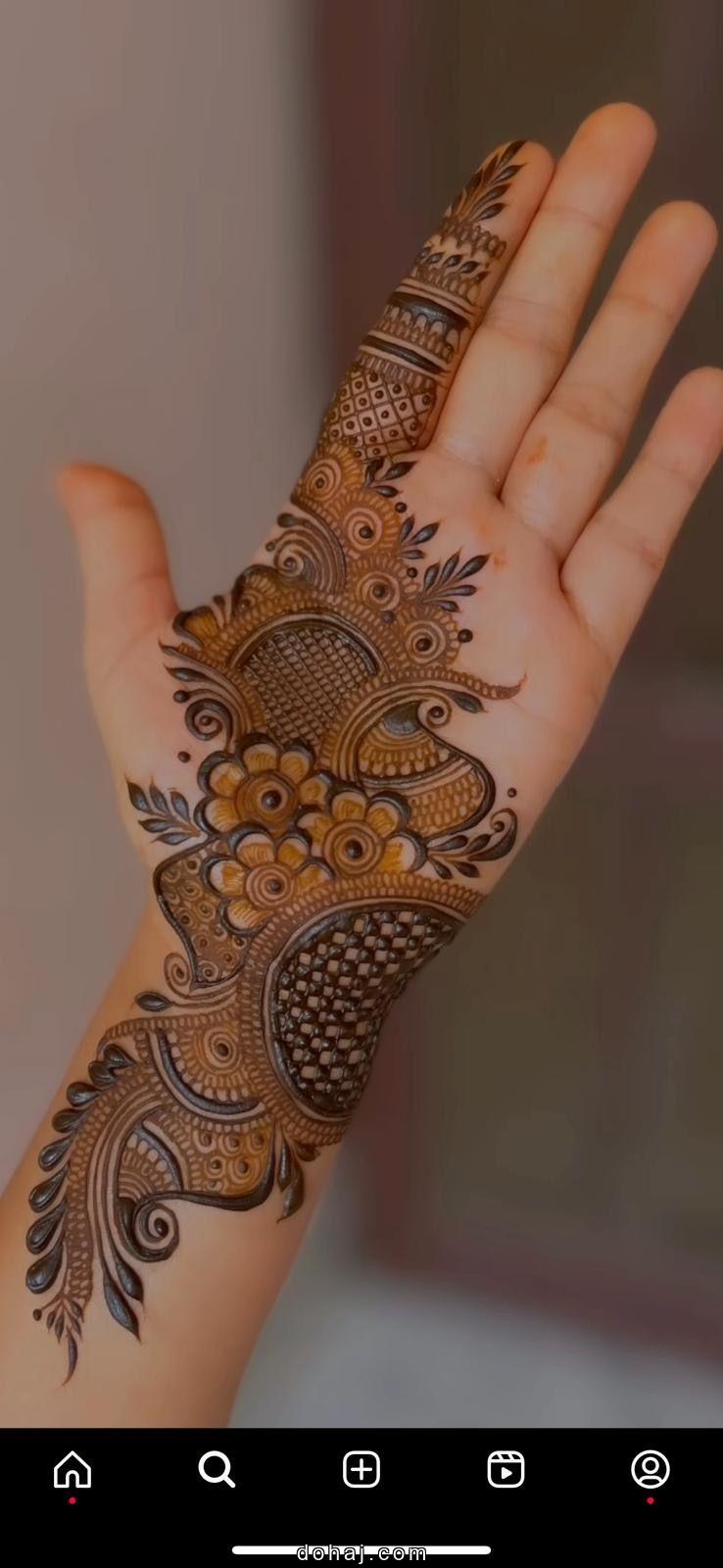 Arabic Mehndi Full Hand