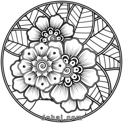 Arabic Simple Flower Stylish Back Hand Mehndi Design