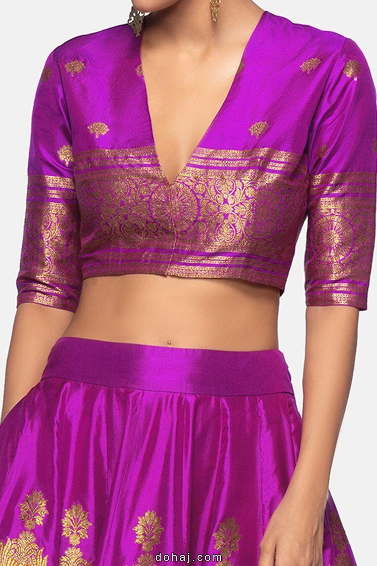 Back Blouse Neck Designs