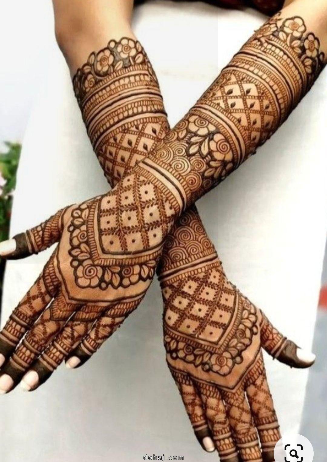 Back Hand Mehndi Design Full Hand