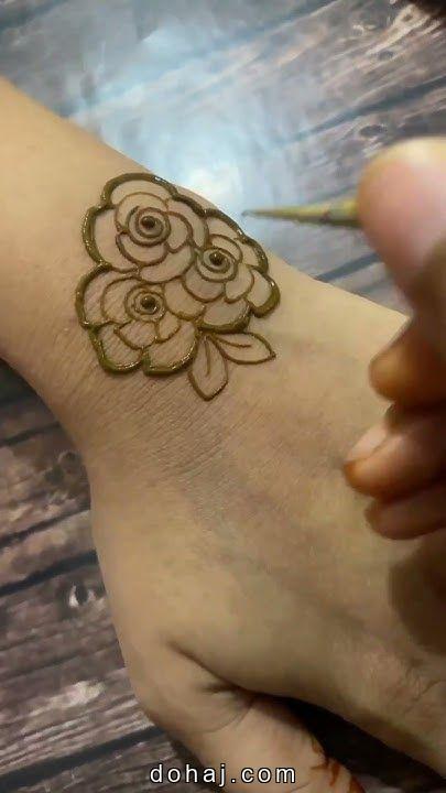 Back Hand Mehndi Design Full Simple And Beautiful