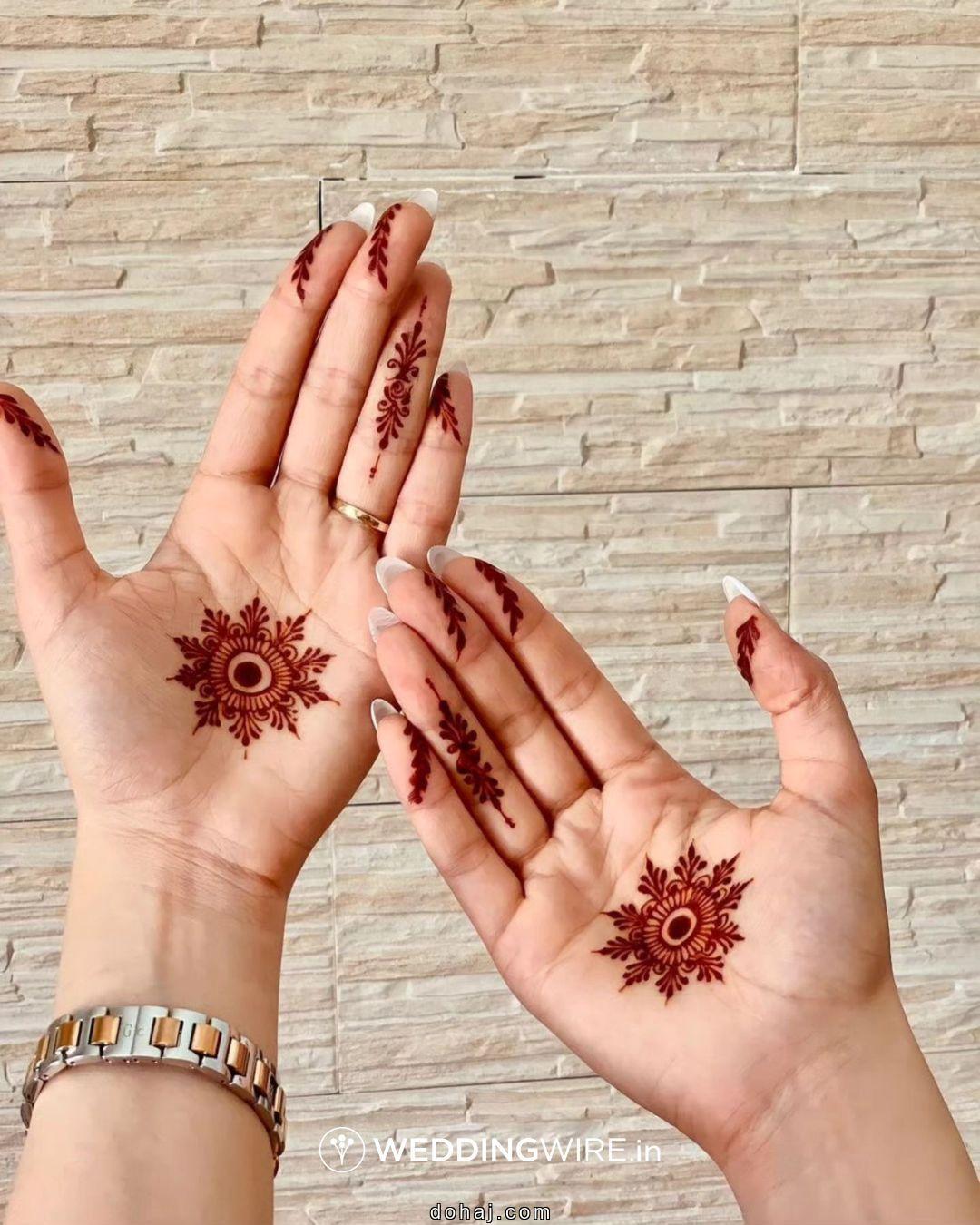 Back Hand Mehndi Design Simple And Beautiful