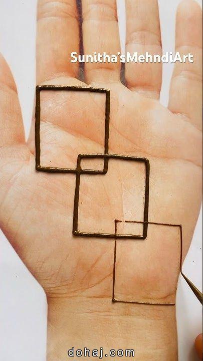 Back Hand Mehndi Design Simple And Easy