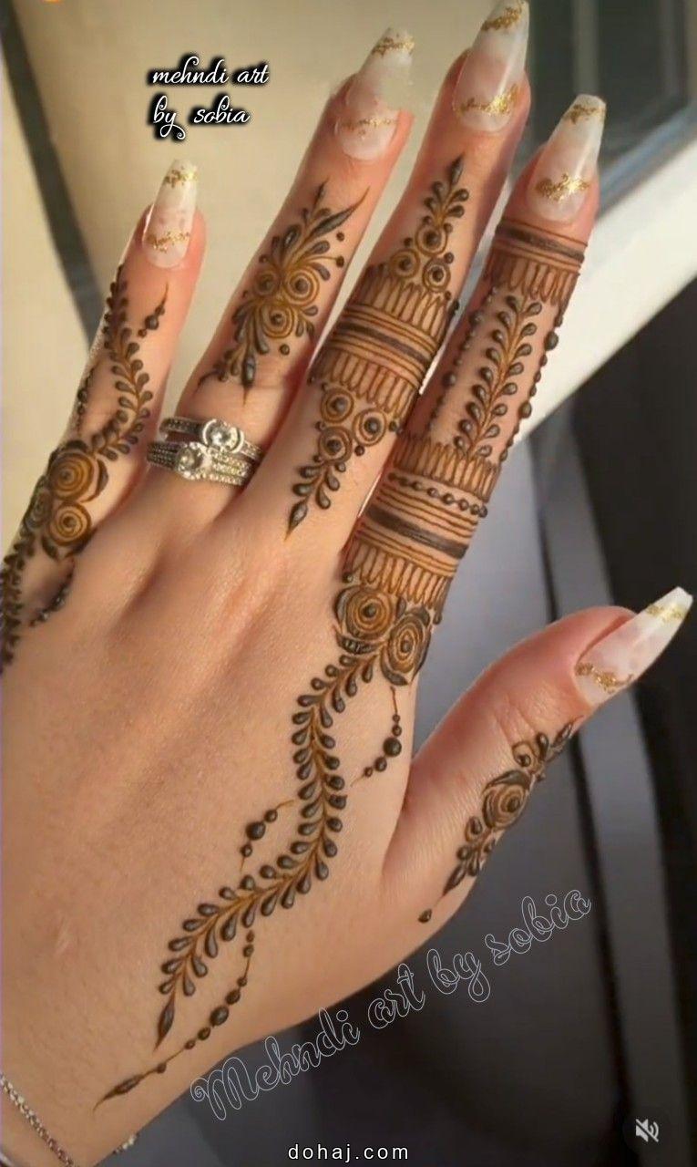 Back Hand Modern Instagram Trendy Mehndi Design