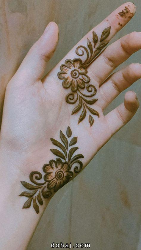 Back Hand Palm Mehndi Design
