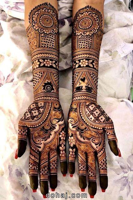 Back Mehndi Design Full Hand