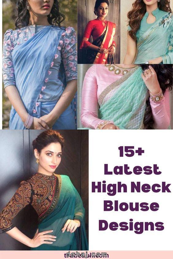 Back Neck Blouse Designs Latest Images