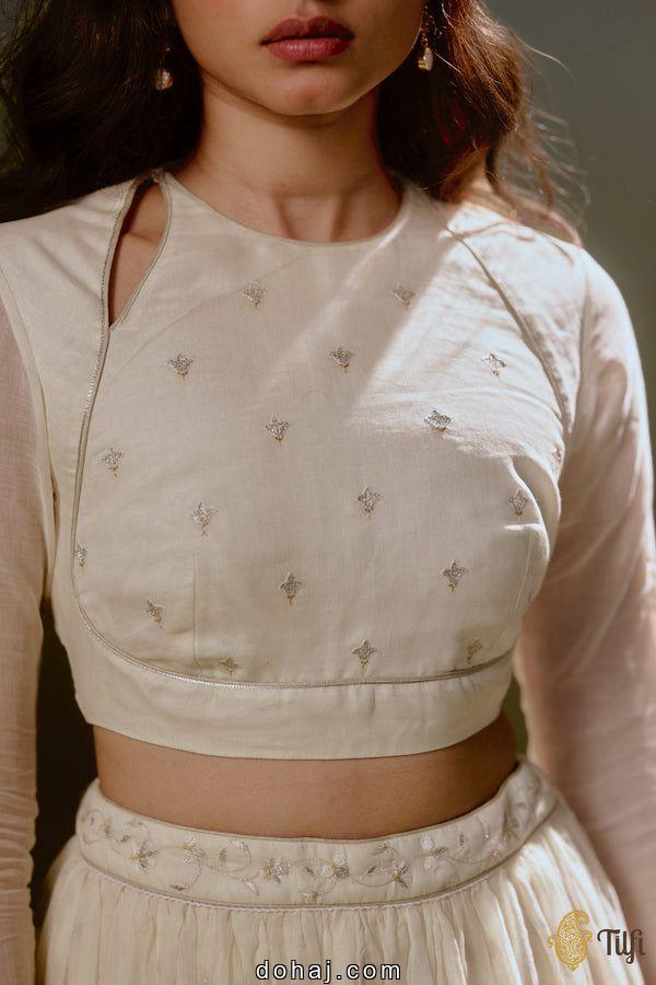 Back Side Half Saree Blouse Designs