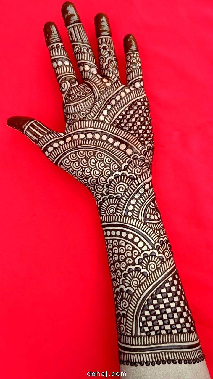 Back Side Mehndi Design Full Hand