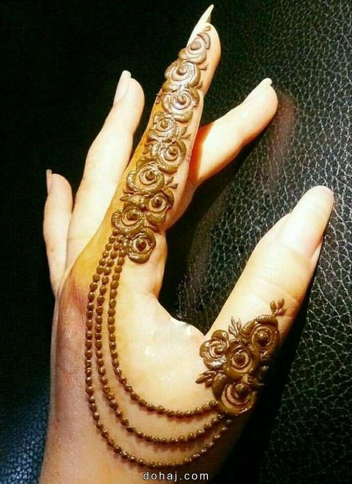 Back Side Mehndi Design Full Hand