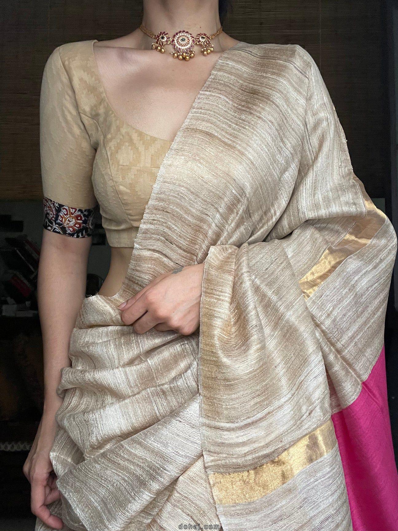 Banarasi Saree Blouse Back Design