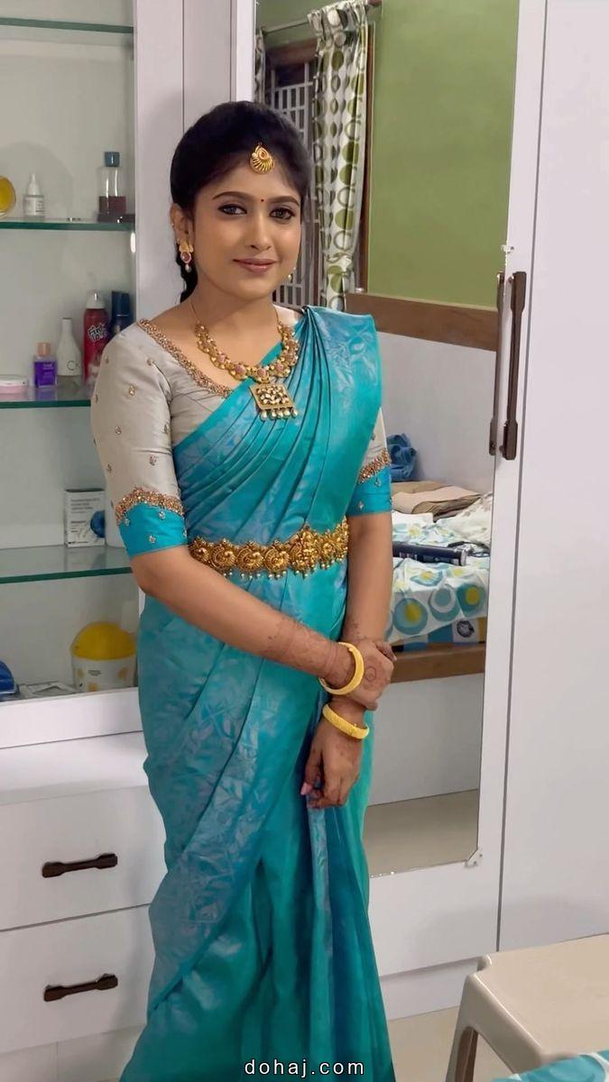 Banarasi Saree Blouse Designs Front And Back