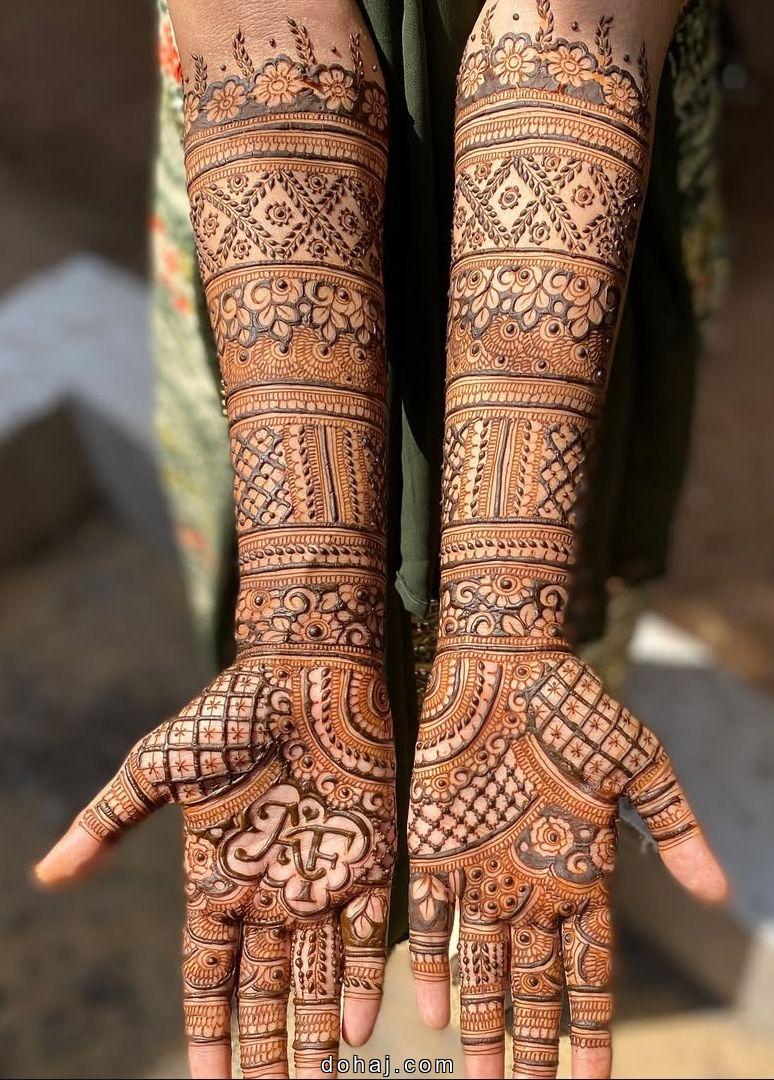 Beautiful Full Hand Mehndi Design