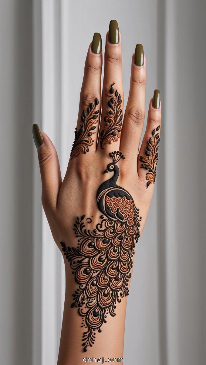 Beautiful Girl Mehndi Design