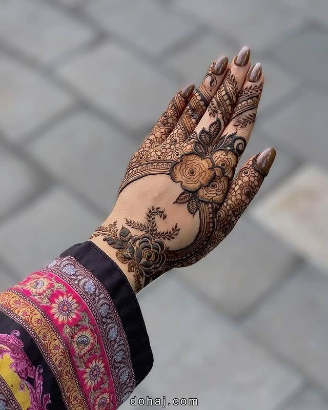 Beautiful Mehndi Easy Back Hand Mehndi Design