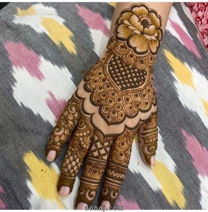 Beautiful Mehndi Royal Front Hand Mehndi Design