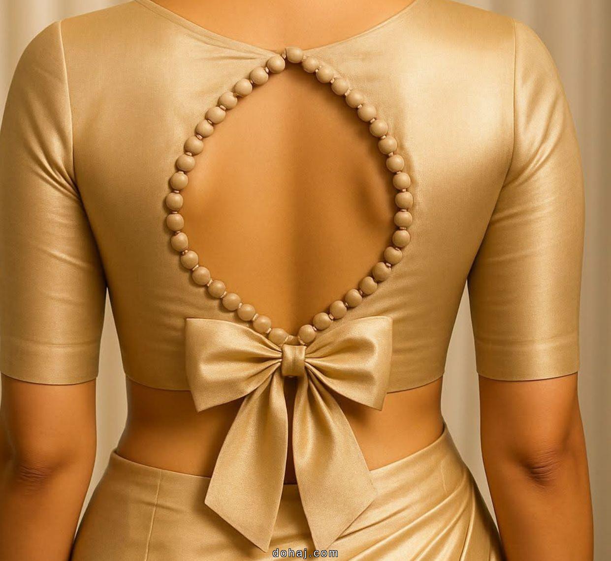 Blouse Designs Boat Neck Back Side