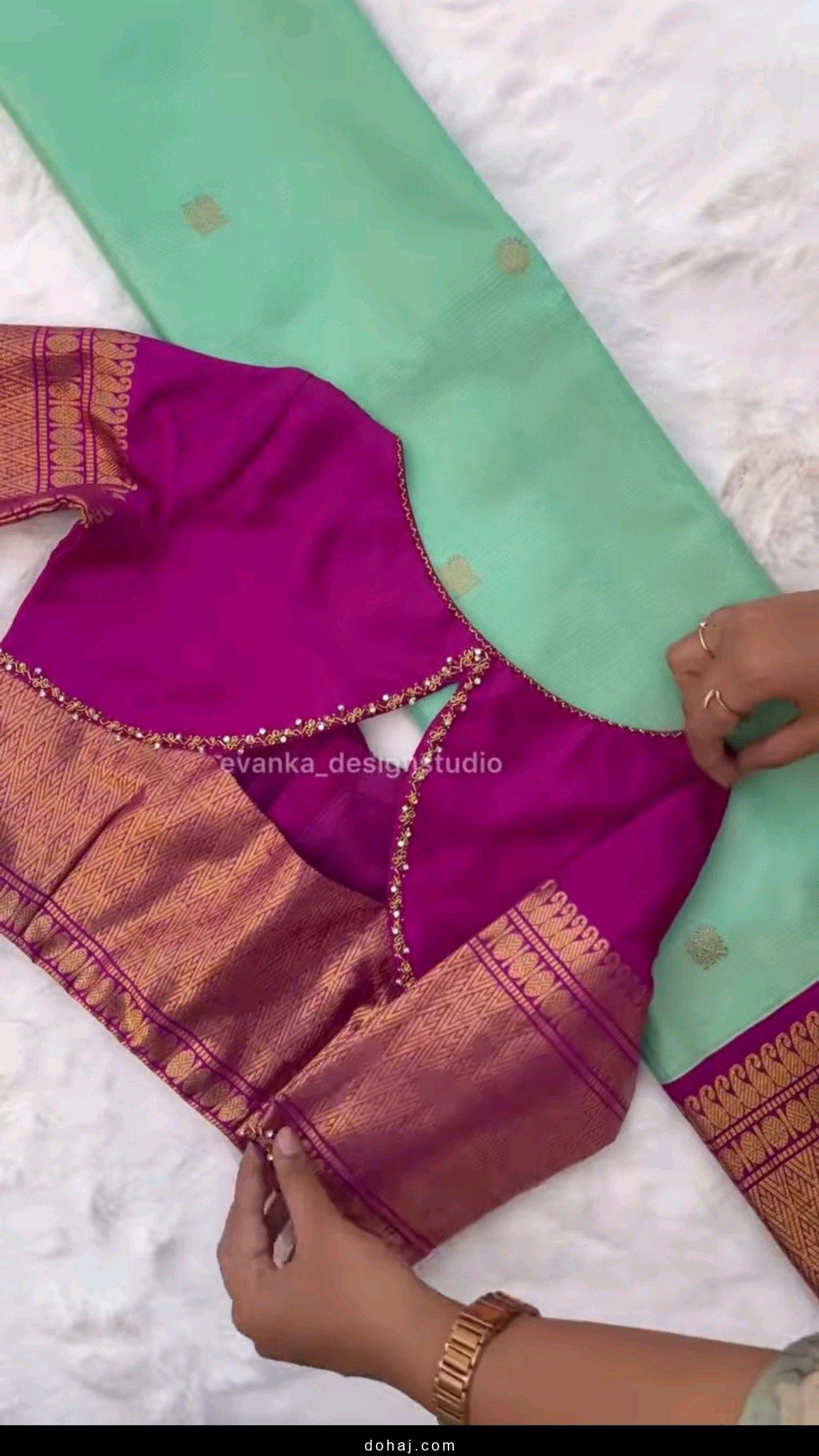 Blouse Designs For Designer Saree