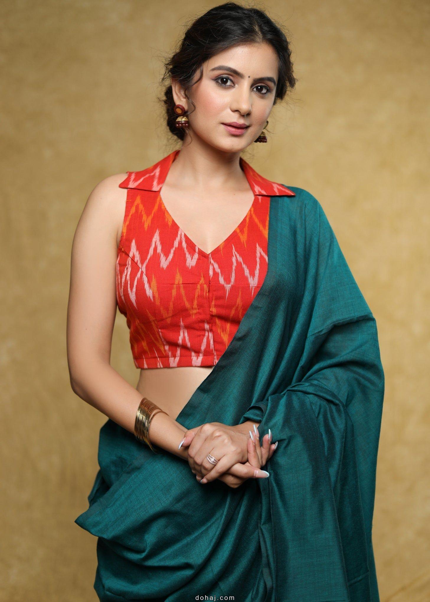 Blouse Designs For Saree Sleeveless