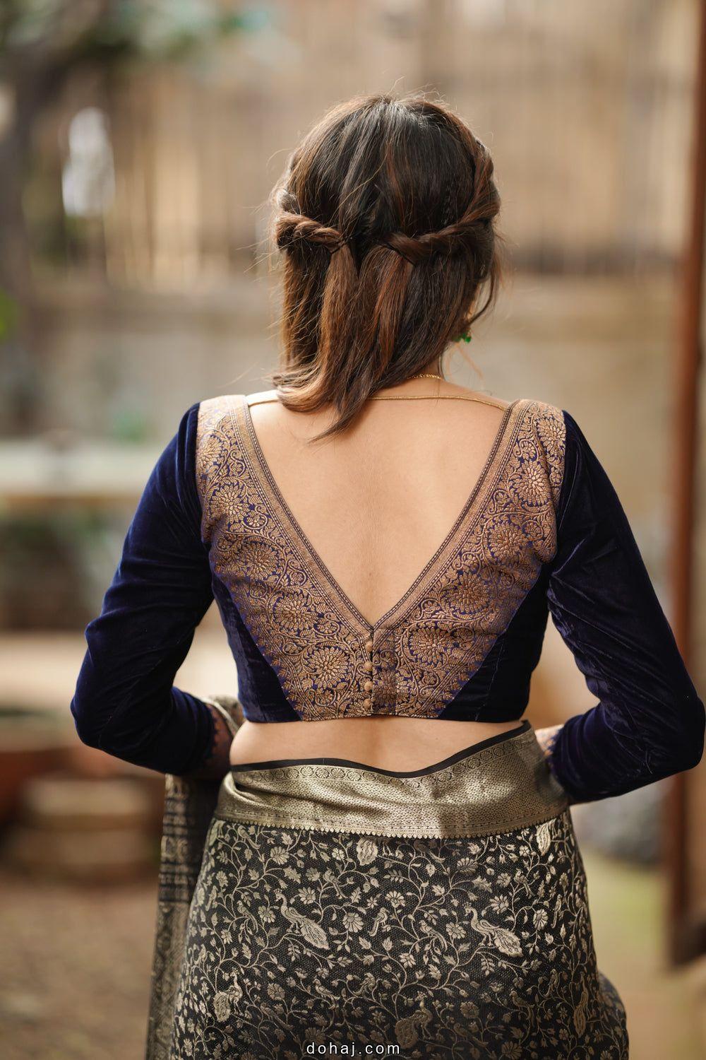 Blouse Designs V Neck