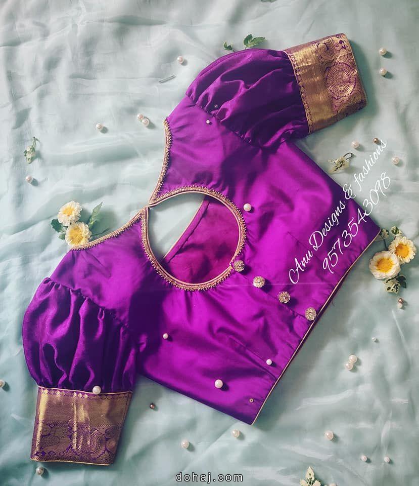 Blouse Front And Back Neck Designs