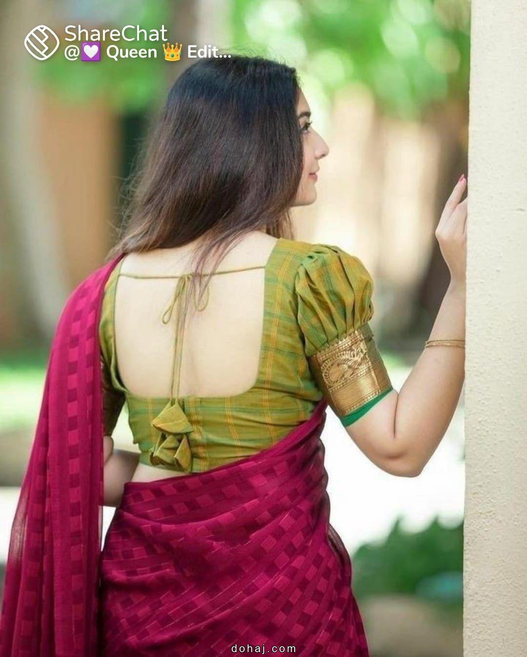 Blouse Neck Designs For Silk Saree