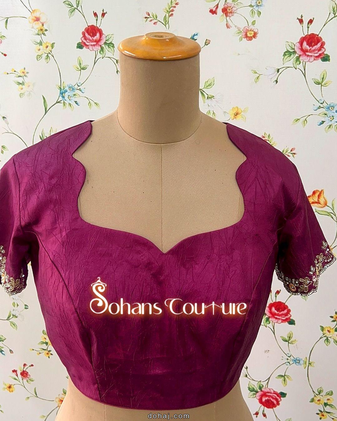 Blouse Neck Designs Latest