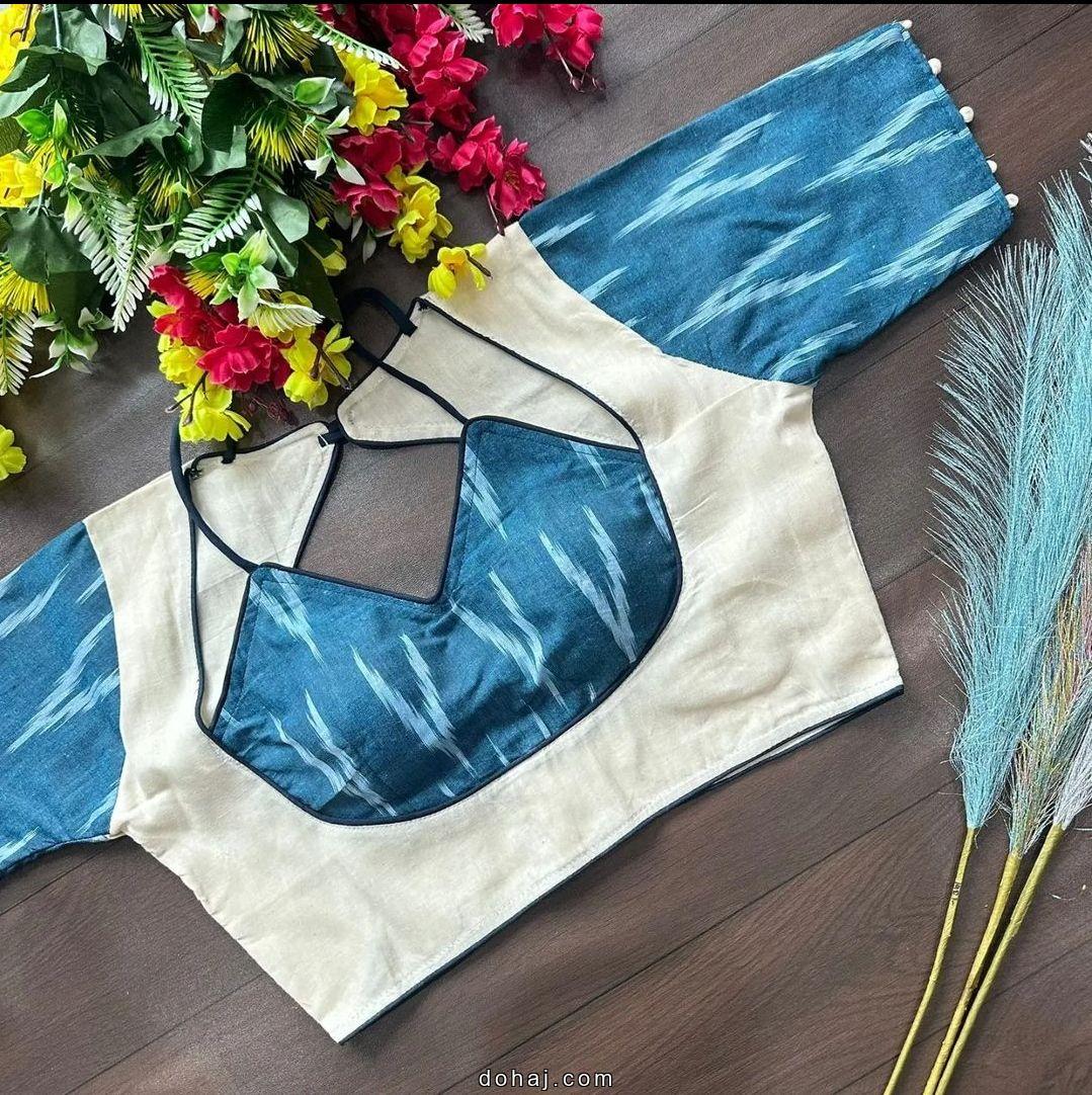 Boat Neck Back Boat Neck New Blouse Design