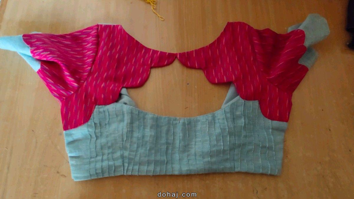 Boat Neck Lehenga Blouse