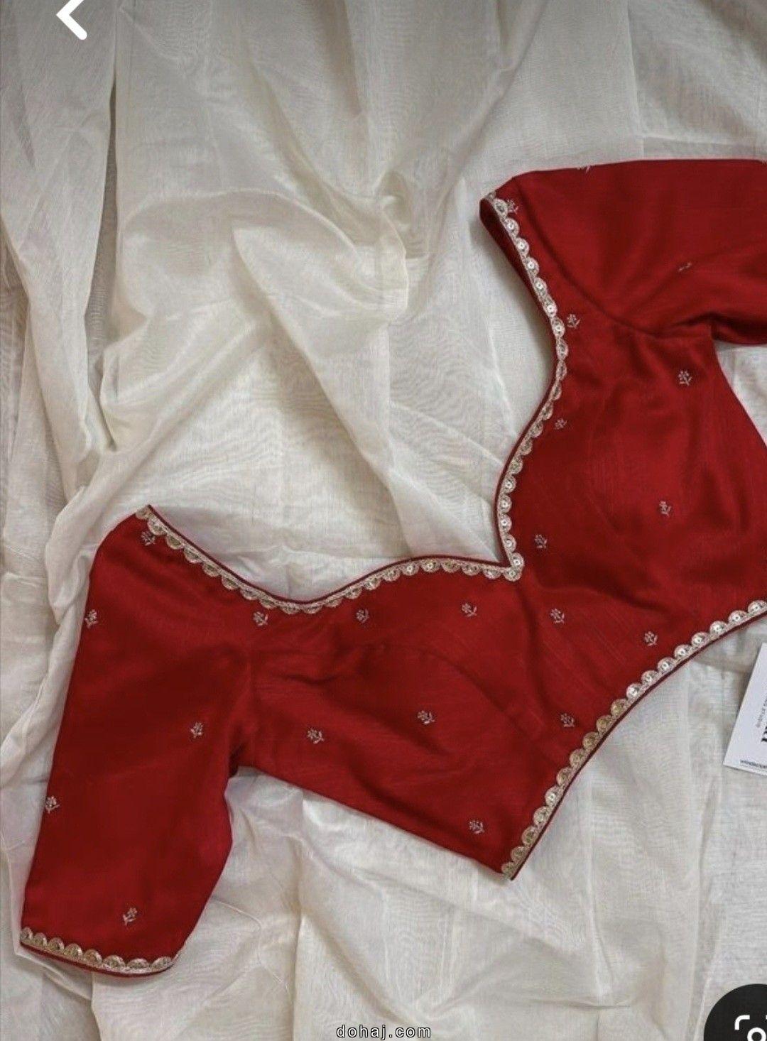 Boat Neck Net Blouse