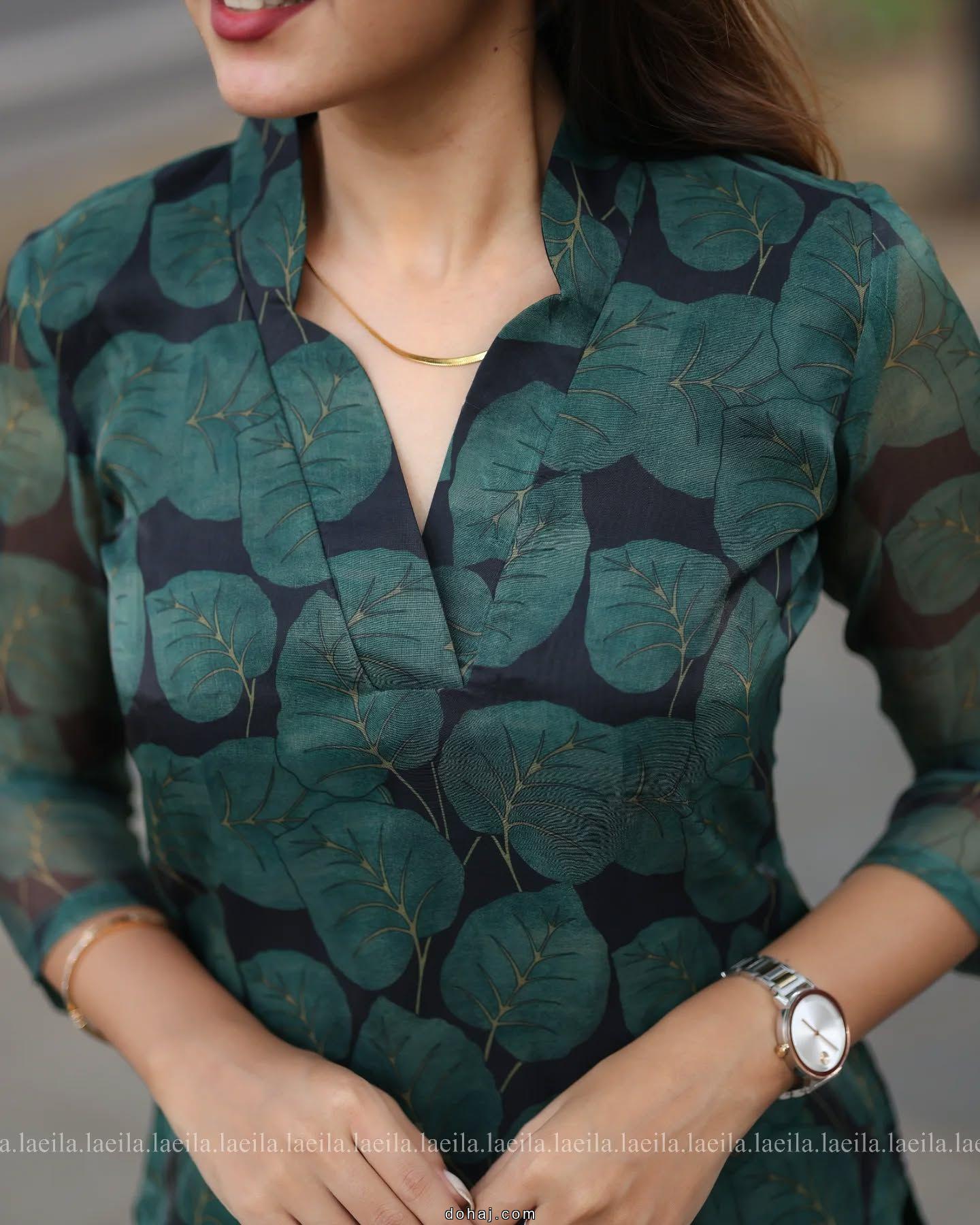 Boat Neck Saree Blouse